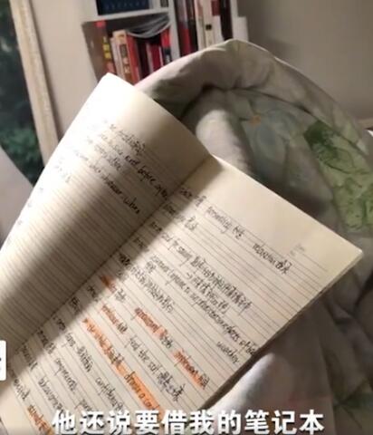 别人家孩子！看妈妈读研笔记内疚没好好学习上热搜